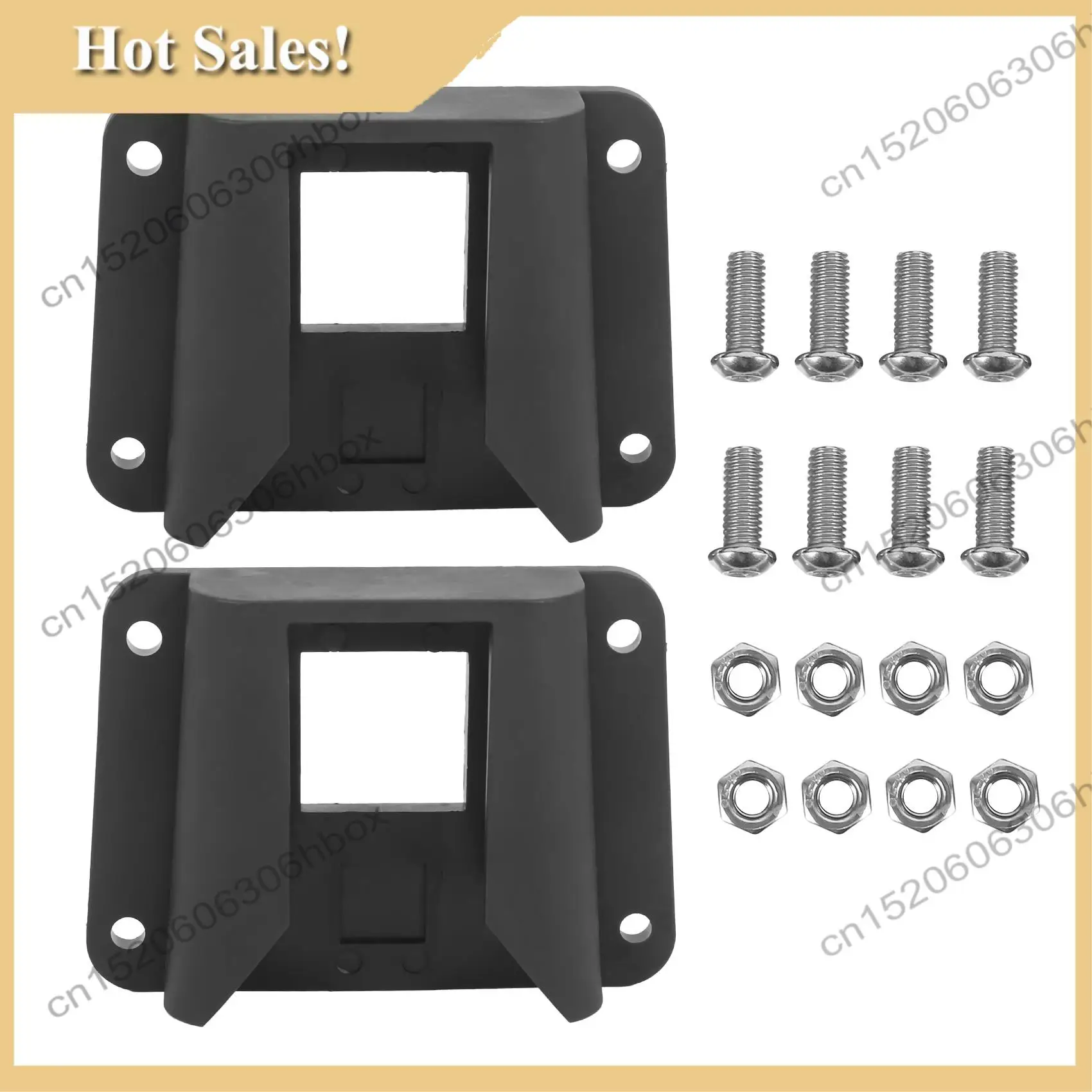 

-HOPE 2Pcs Bike Carrier Block Adapter For Brompton Folding Bike Bag Rack Holder Front Carrier Block Mount Brompton Accessories
