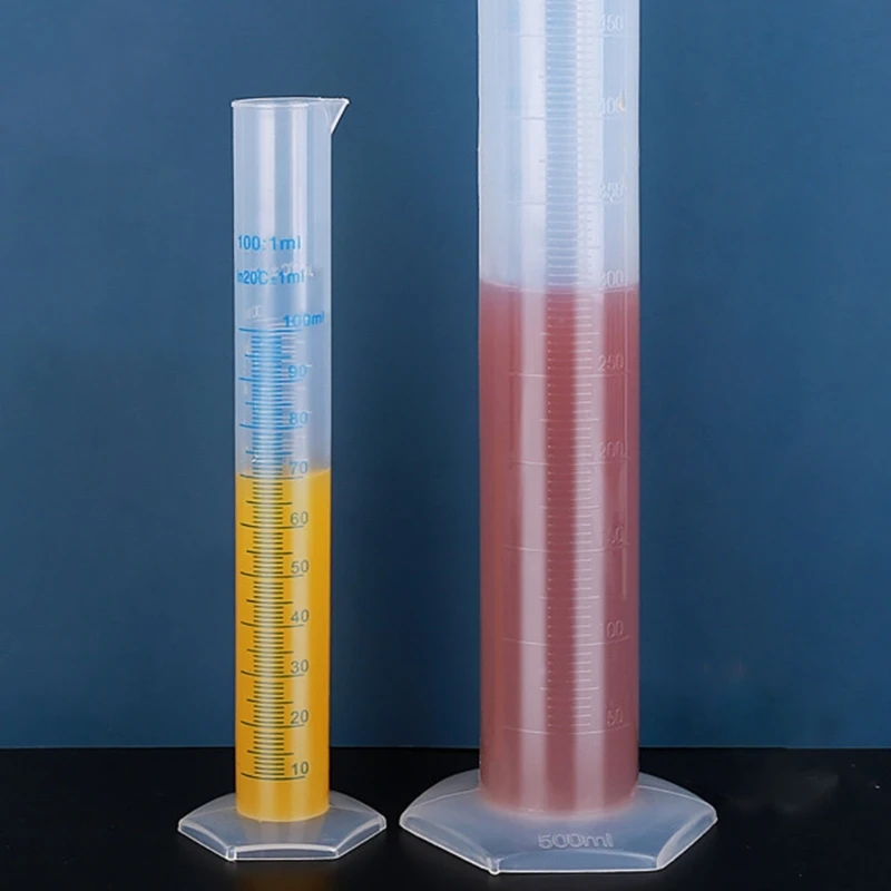 8 Pcs 10-2000ml Measuring Cylinder Set Graduated Cylinder for Experiments Dropship