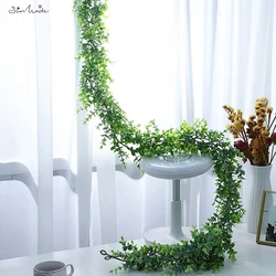 SunMade 180cm Wall Hanging Eucalyptus Garland Vines Room Decor Greens Wedding Decoration Fake Plants Fleur Artificielle Rattan