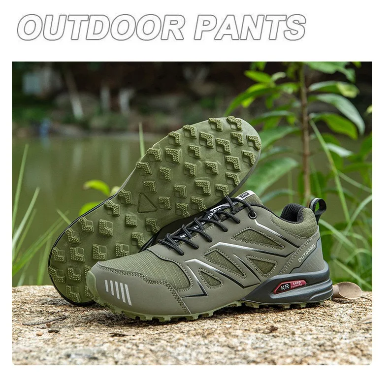 Lockless Fahrradschuhe für Herren, rutschfeste Outdoor-Mountain-Cross-Country-Wanderschuhe, atmungsaktive Sportschuhe, Rennradschuhe – Detail 17