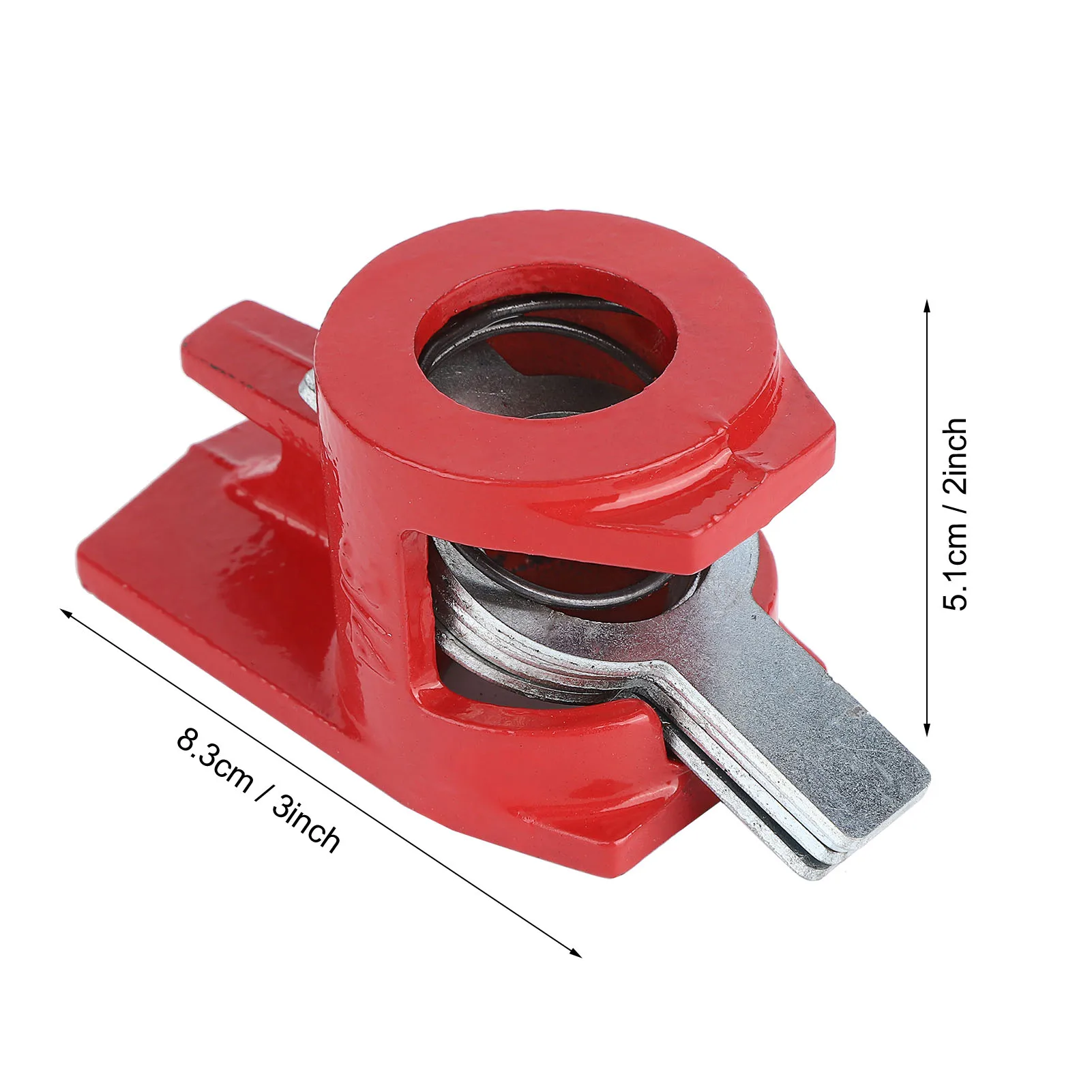 Heavy - Duty 3/4'' Iron Wood & Metal Clamp Set - 4 Pcs Quick Release Wide Base for Workbench Woodworking