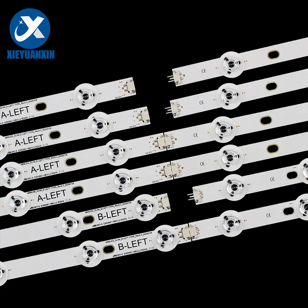 Imagem -03 - Backlights Strip para Panasonic 48in Tx48cx400e Tx-48s3653db Tx-48u7653db Tx-48cx400b Tx-48cxu02 Tx-48cxu03 12 Pcs tv