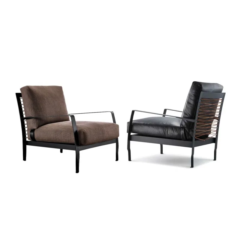 Freizeit Schmiedeeisen kreativer leichter Luxus Tiger Stuhl Rückenlehne fauler Stuhl