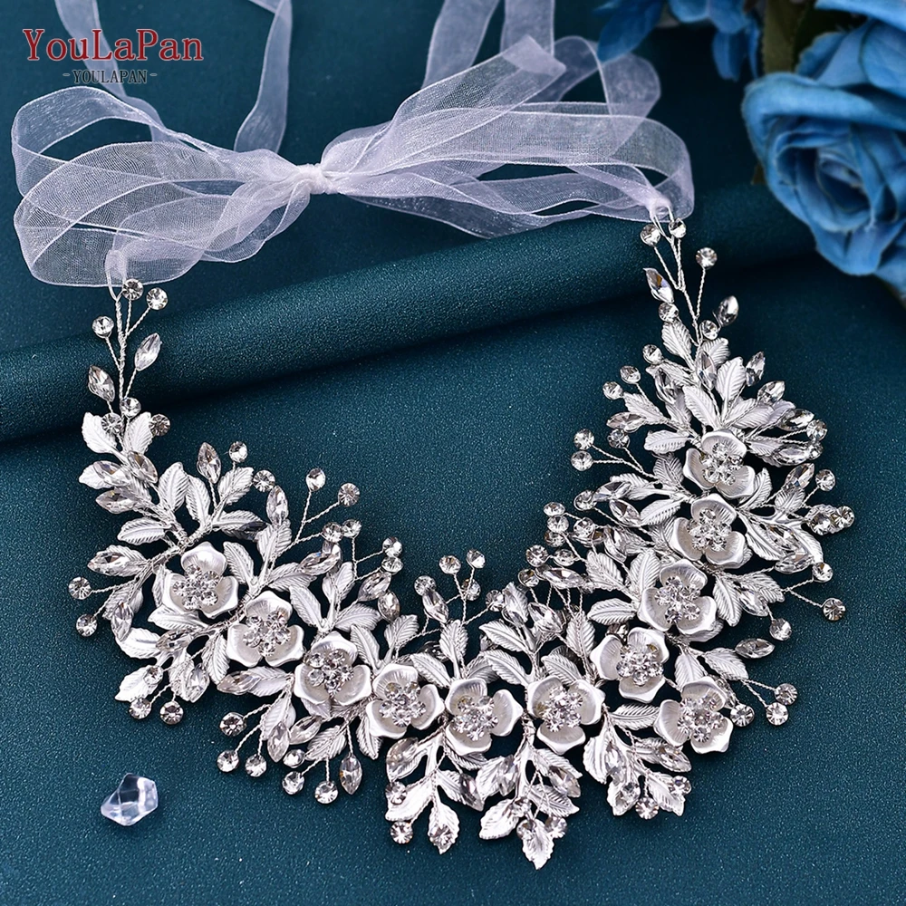 YouLaPan SH349 Wedding Dress Sash Bridal Belts for Women Wedding Jewelry Accessories Party Formal Dress Belt Rhinestone Sash