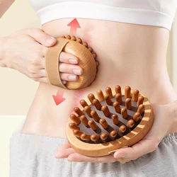 Body Anti Cellulite Brush Soothing Wooden Essential Oil Spa Air Cushion Massage Hair Comb Scalp Massage Brush Body Massager