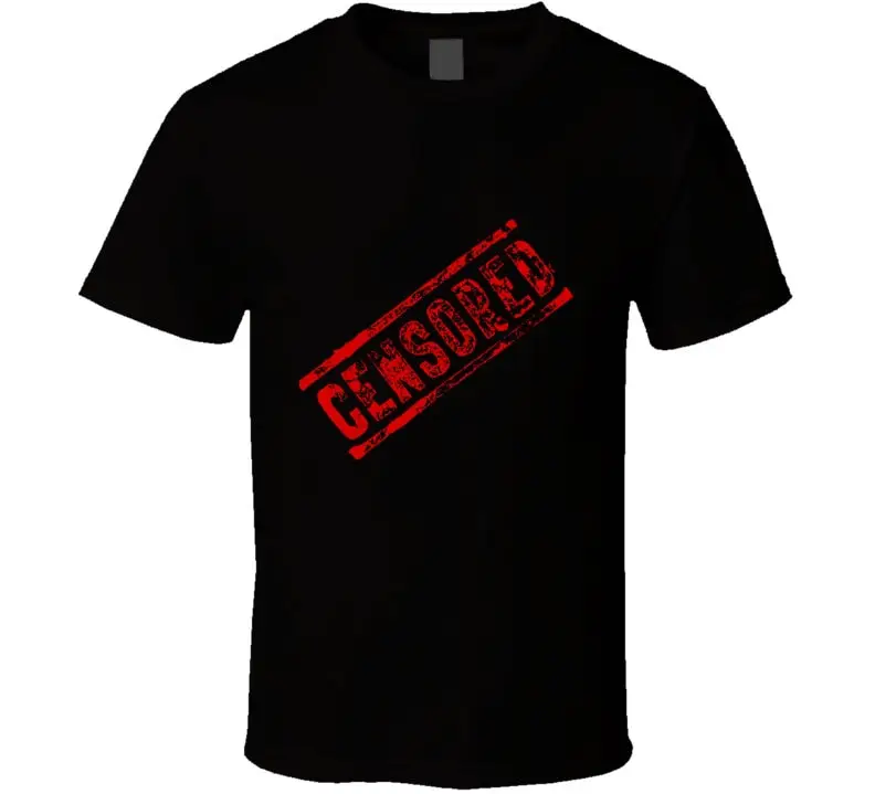 Censored Black T Shirt