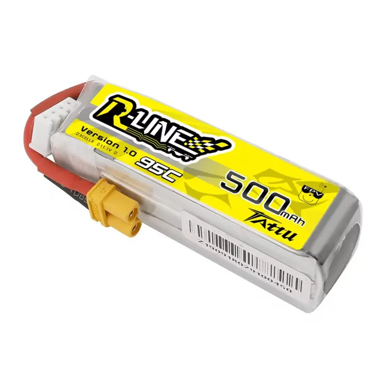 Batería LiPo TATTU R-LINE 3S 500mAh 95C para drones FPV - imagen 4