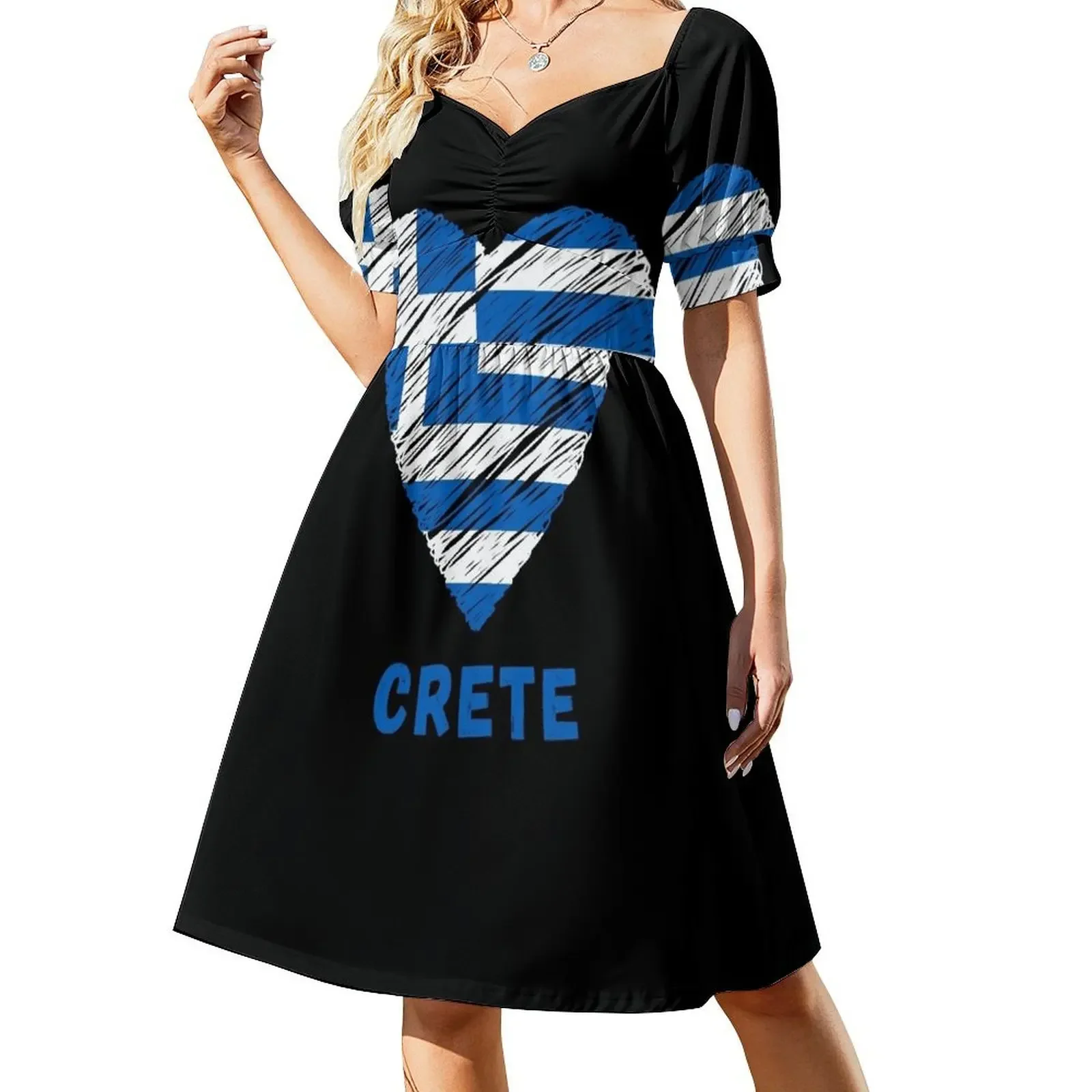 

Love Crete Greece Dress sexy short dresses daring luxury evening dress woman for wedding dresses korean style Bride dresses