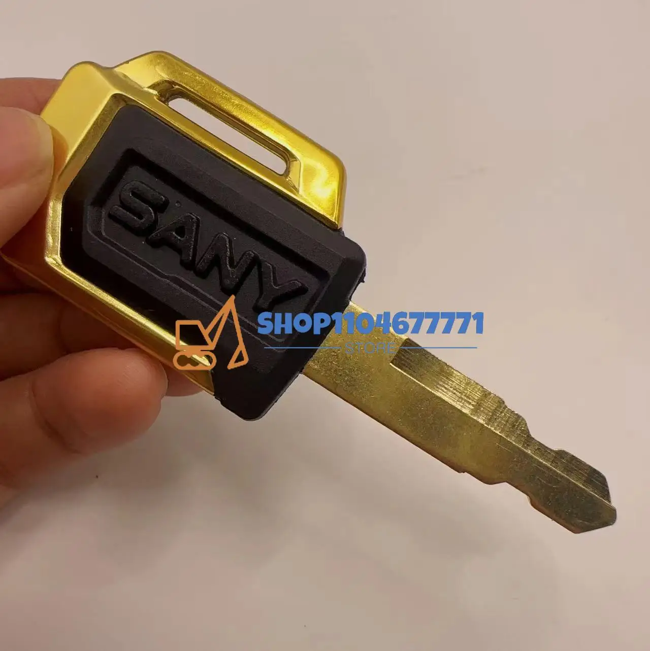 Open Door Ignition Keys 5PCS/2PCS/1PC for SanySY55 SY60 SY75 SY135 SY215 Excavator Original New Tuhao Gold Key New