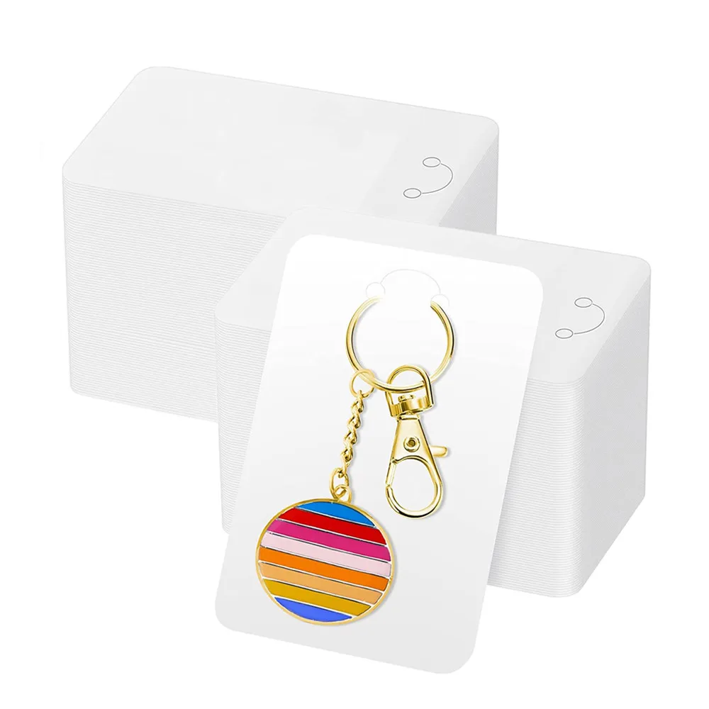 Porte-clés en carton pour cartes d\'affichage, porte-clés, porte-bijoux, cadeaux de décoration, emballage de stockage, fournitures pour petites