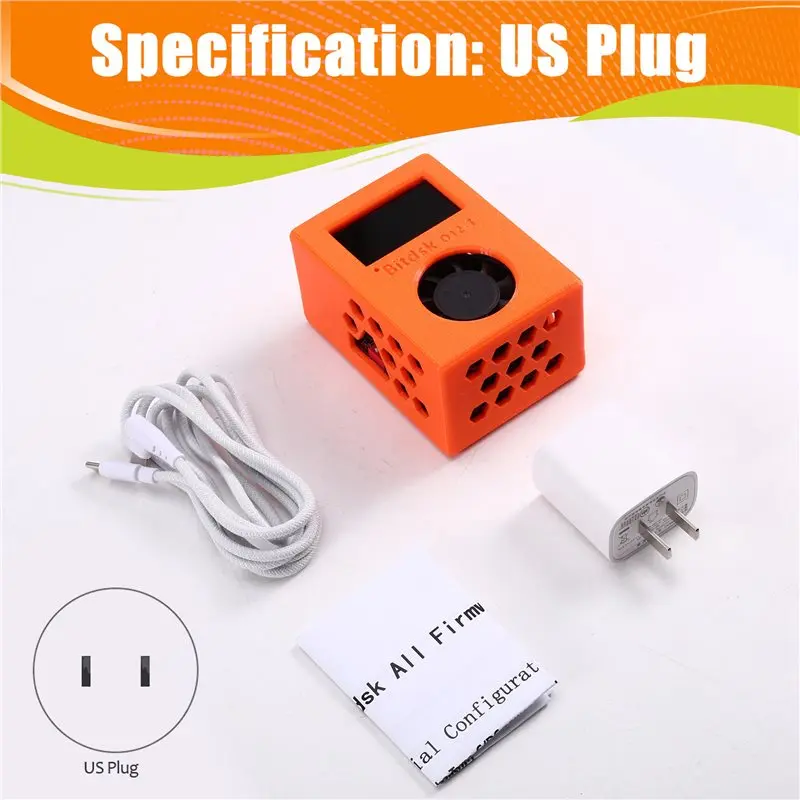 X64A-Bitdsk D12 T 200Gh/S BTC Miner Solo Lottery Bitcoin ASIC Bitcoin Blockchain Mining Miner With Smart Display US Plug