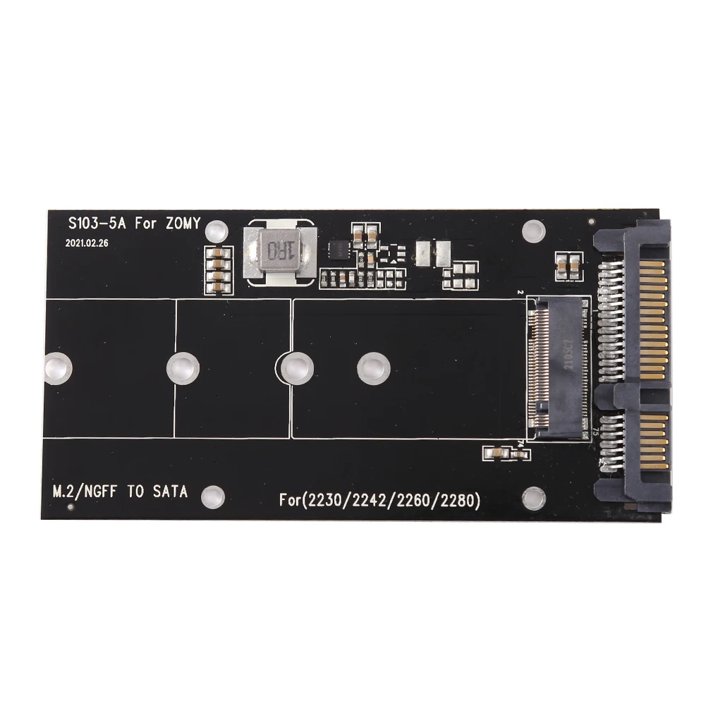 B Key M.2 SSD auf 2,5 Zoll SATA Konverter-Adapterkarte 2230-2280