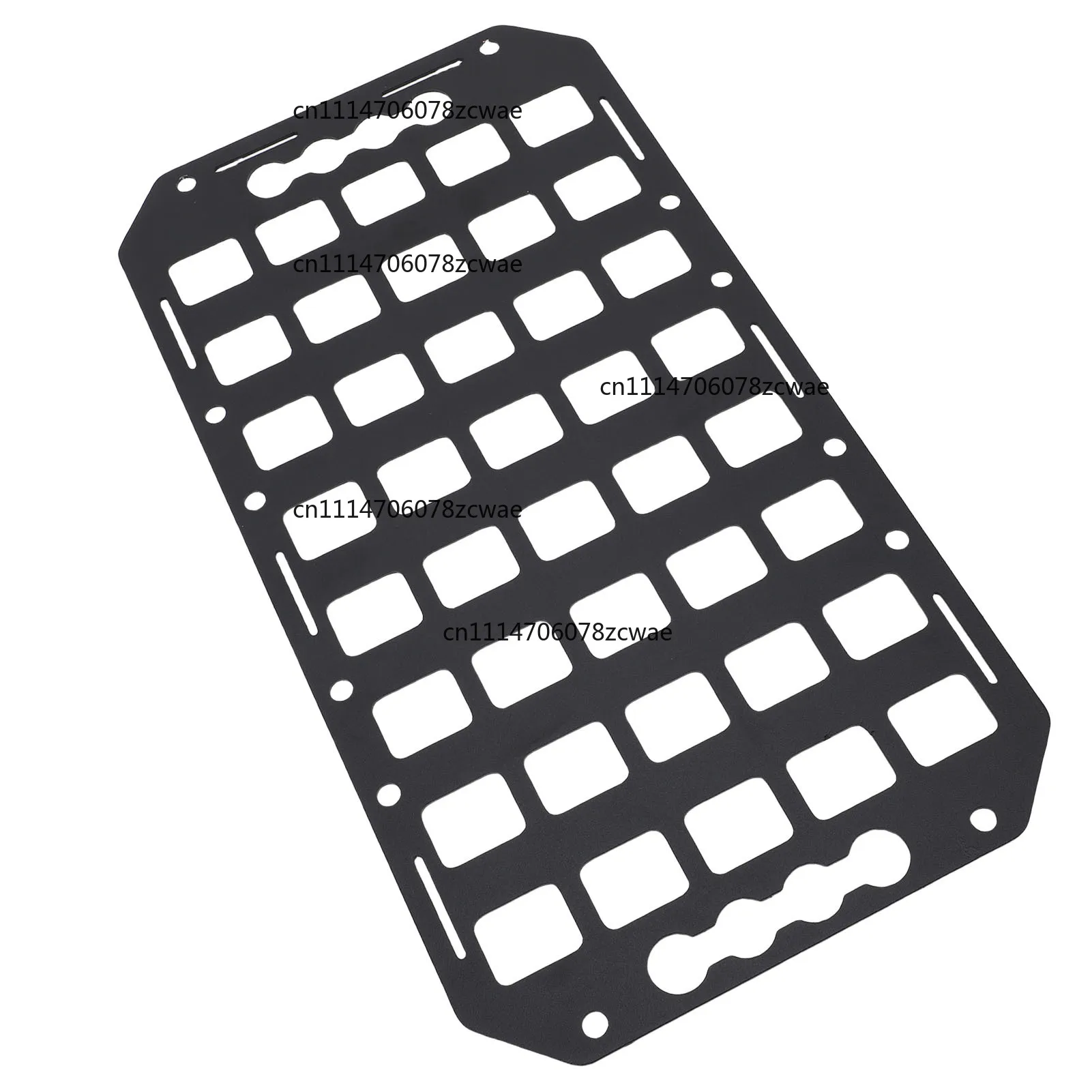 for Cars SUVs Pickup Van RVs Truck Bed Molle Panel Versatile Aluminum 16.61x8.86x0.08in Finely Processed L Track Molle Panel