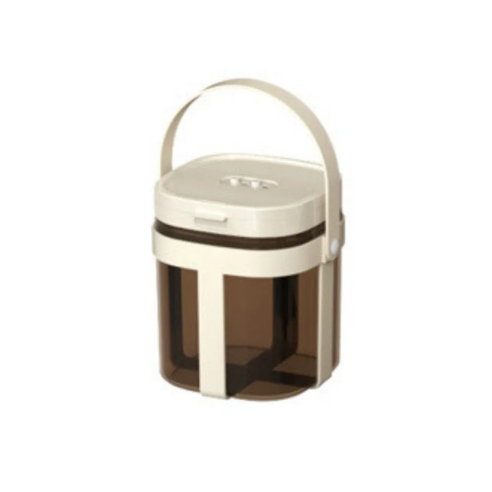 

Food Grade Milk Powder Storage Container Moisture-proof Large Capacity Handheld Sealed Jar Stackable with Scoop Food Sealed Box