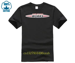 Men Cotton T Shirts MINI JOHN COOPER WORKS CARGERMANY NURBURGRING Printed Graphic Man Fashion Casual Tops Black