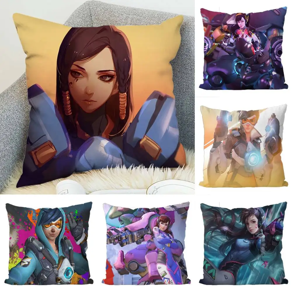 

Overwatch Pillow Case Luxury Double-sided For Car Pillows 45x45 Cushions Cover Home And Decoration Sofa Pillowcase 50x50