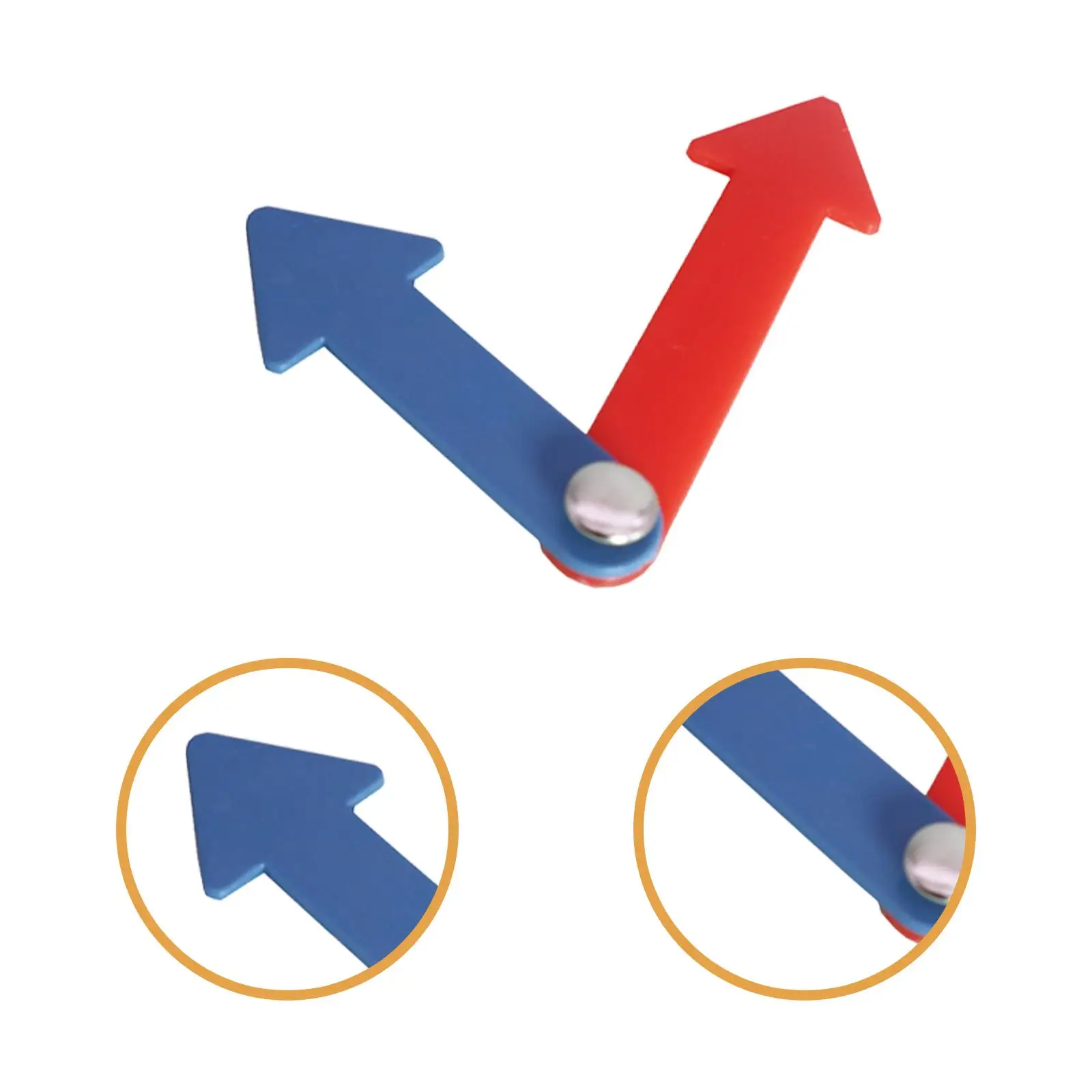 10x مجموعة أيدي الساعة، أدوات القراءة، يد الساعة التعليمية، الدعائم للاستخدام في الفصول الدراسية والمدرسة المنزلية #5