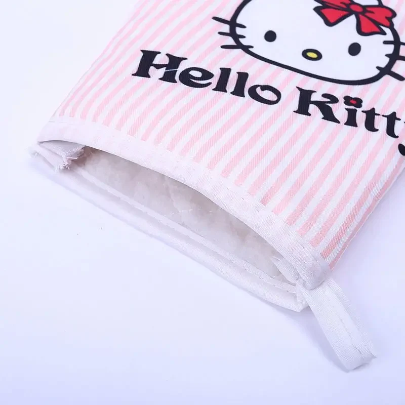 Hello Kitty Sanrio Kitchen Gloves Oven Mitts Kawaii Anti-scald Heat Resistant Insulation Non-slip Kitchen Tools Handkerchiefs