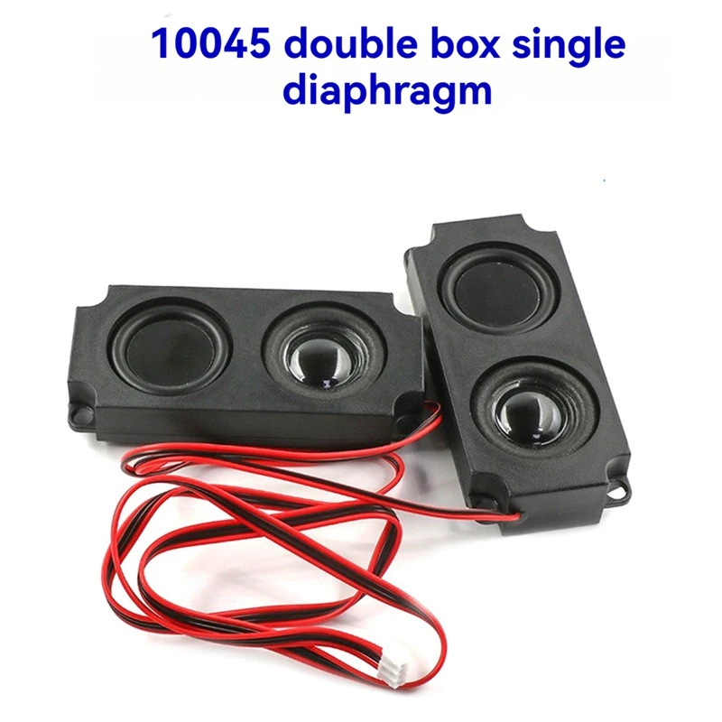2Pcs Compact Square Speakers Sound System 45100 Speaker Ideal For Home Audio & Portable Use-B12B