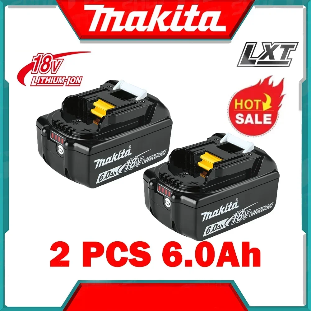 【Entrega RÁPIDA】Batería Makita echt van 6Ah 18V BL1860 BL1850B BL1850 BL1840 BL1830B