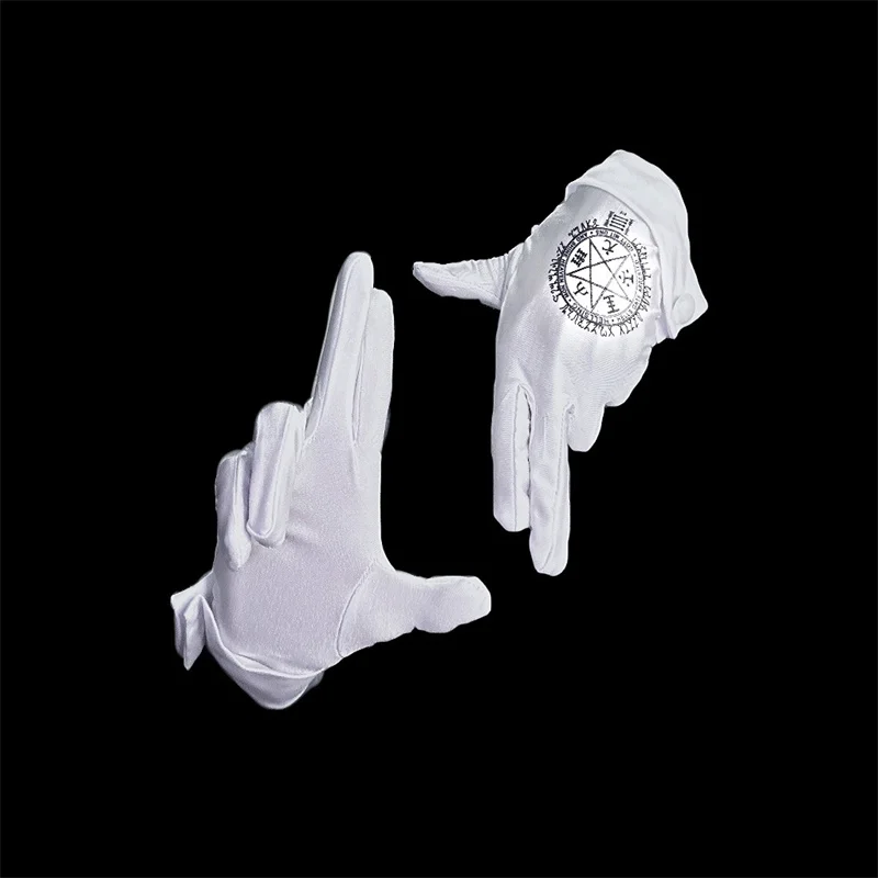 Anime Hellsing Alucard Cosplay Gloves Adult White Cotton Full