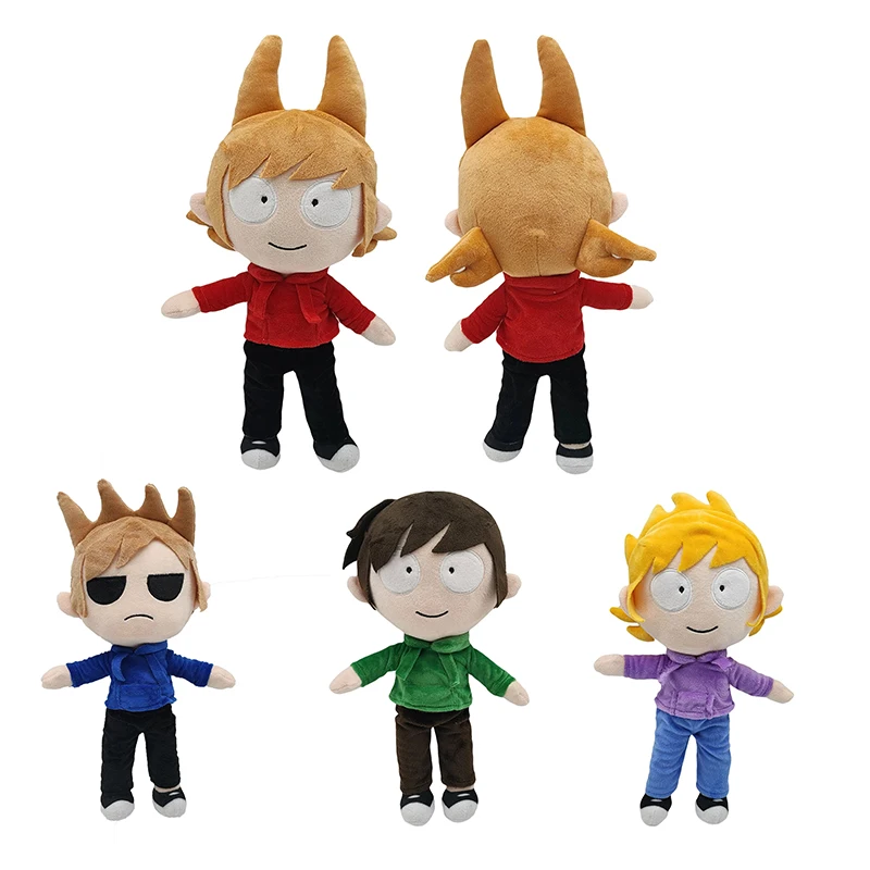 32-38cm Eddsworld Plush Toys Cute Tord Eddsworld Figure Plush Dolls Baby Soft Stuffed Toys Pillows For Children XMAS Gifts