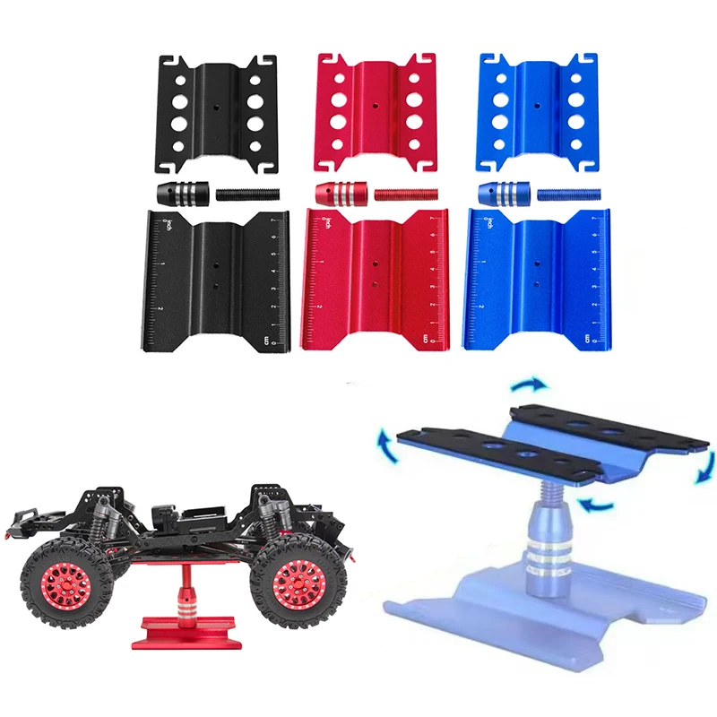 RC Car Repair Stand for 1/18 1/24 Scale Models | Workstation for Axial SCX24/FCX24 & Traxxas TRX4M | Crawler Buggy Maintenance T