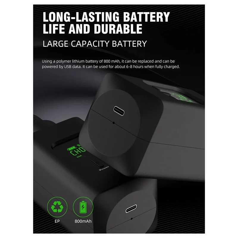 Professional Wireless Microphone Converter Wireless System For Guitar XLR Transmitter And Receiver Dynamic Microphone-TCES