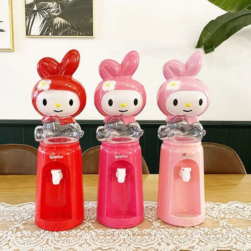 Kawaii Sanrio Hello Kitty Water Dispenser Cute Cartoon My Melody dormitorio Home Kitchen Mini Juicer Kid Press Water Fountain Toy