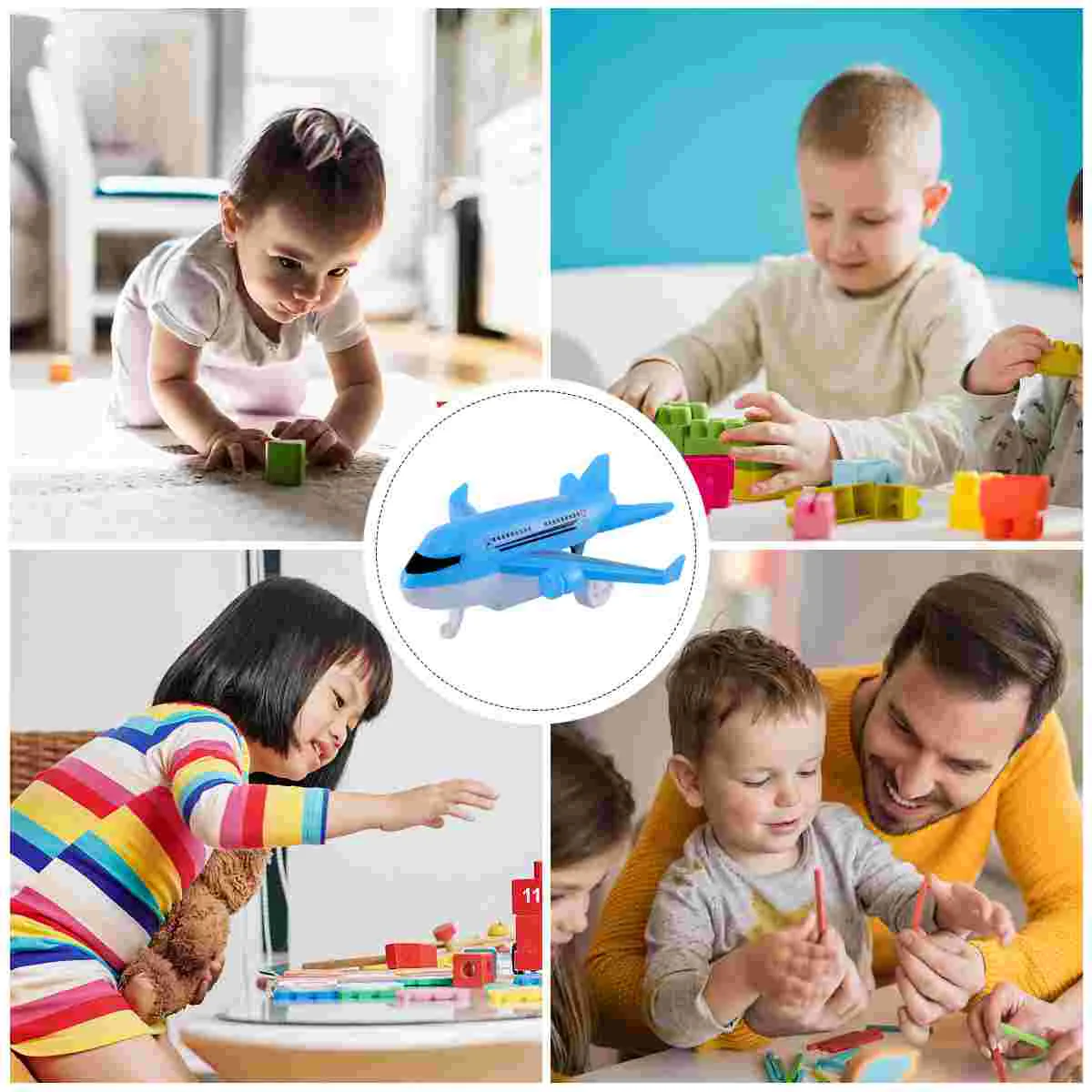 Airliner Pull Back Toy Airplane Passenger Simulation Kids Model Boys Toys Children’s