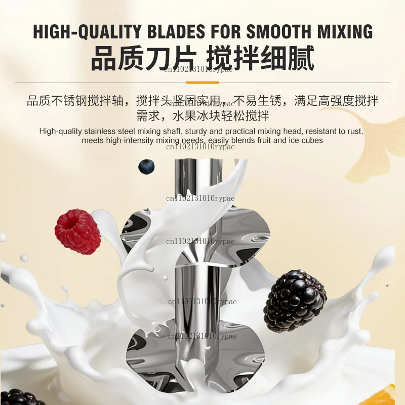 Electric heating milkshake machine, multi-functional blender, high-power electric milk frother, for home use