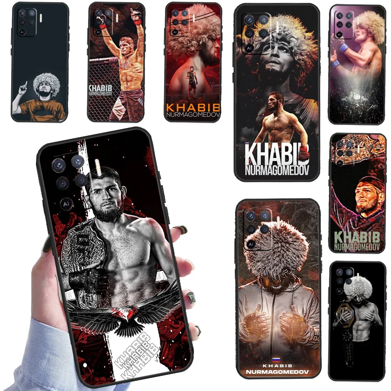 Khabib nurmagomedov For OPPO A31 A53 2020 A5 A9 A53S Case Cover For OPPO A52 A72 A54 A74 A94 A15 A83 A91 A93