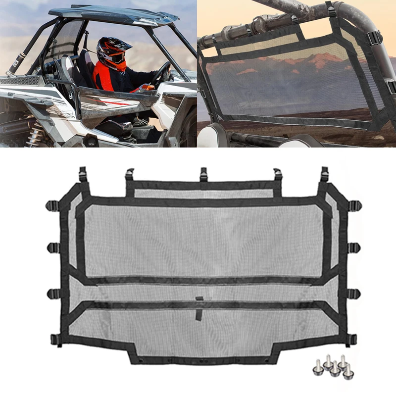 

Rear Window Mesh Netting For Polaris RZR 1000 Turbo XP RZR XP 4 1000 2014-2020 OEM # 2879507