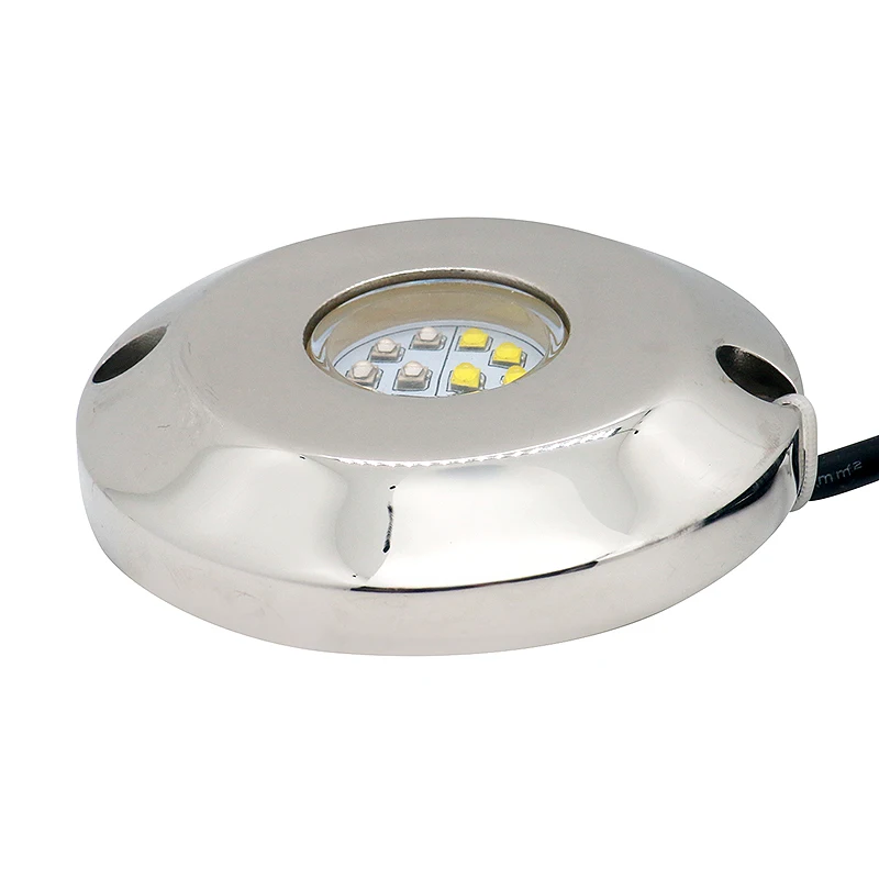 Imagem -05 - Ocean Docking Submarine Underwater Led Boat Lights Interruptor on e Off Cor Dupla Branco e Azul 60w