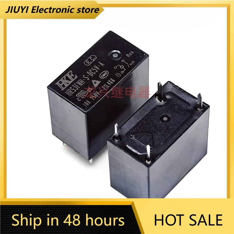 New 1pcs/lot HRS3FNH-S-DC5V-A Electromagnetic light control smart home socket small volume relay