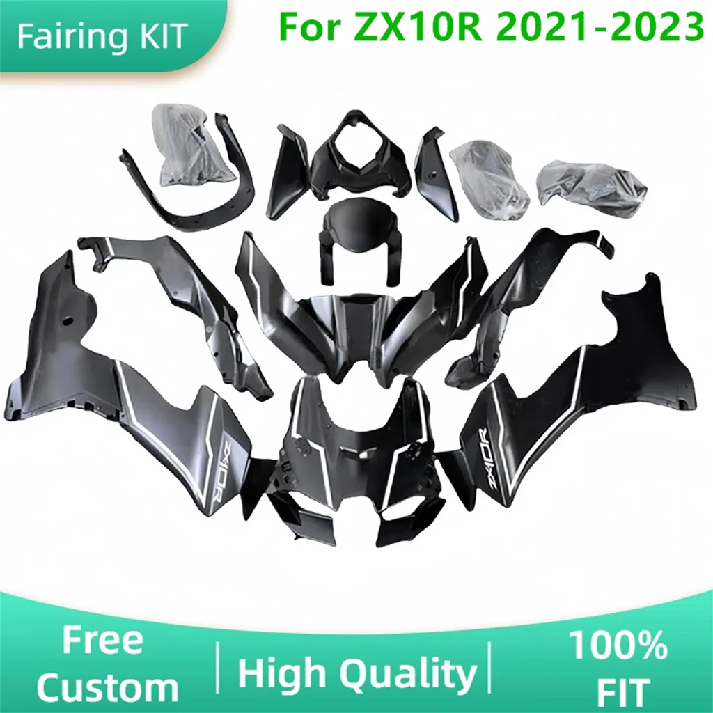 For Kawasaki ZX10R 21 22 23 ZX-10R 2021 2022 2023 ZX 10R Hot Sale Motorcycle Fairings Injection Bodywork Cowling Parts Customize