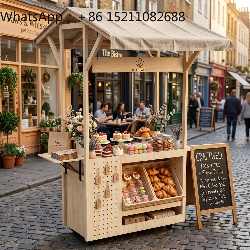 SCY movable stall car simple stall display stand market stall stand mobile promotion table