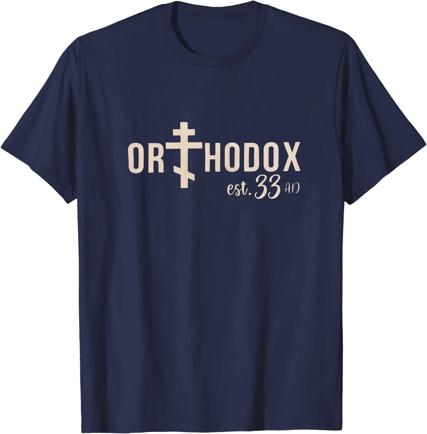 Orthodoxy - Orthodox Apparel - Men's Christian T-Shirt 100% Cotton O-Neck Summer Short Sleeve Casual Mens T-shirt Size S-3XL
