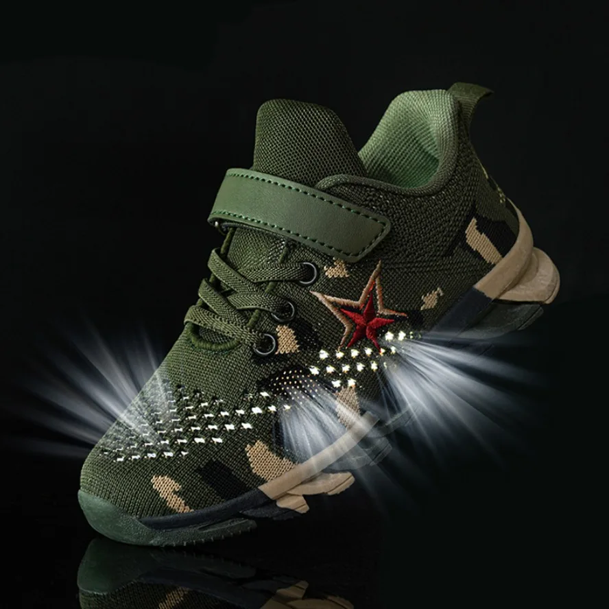 

New Children Sneakers for Boys Mesh Breathable Running Sports Shoes Fashion Leisure Trainers Kids Walking Size 29-39