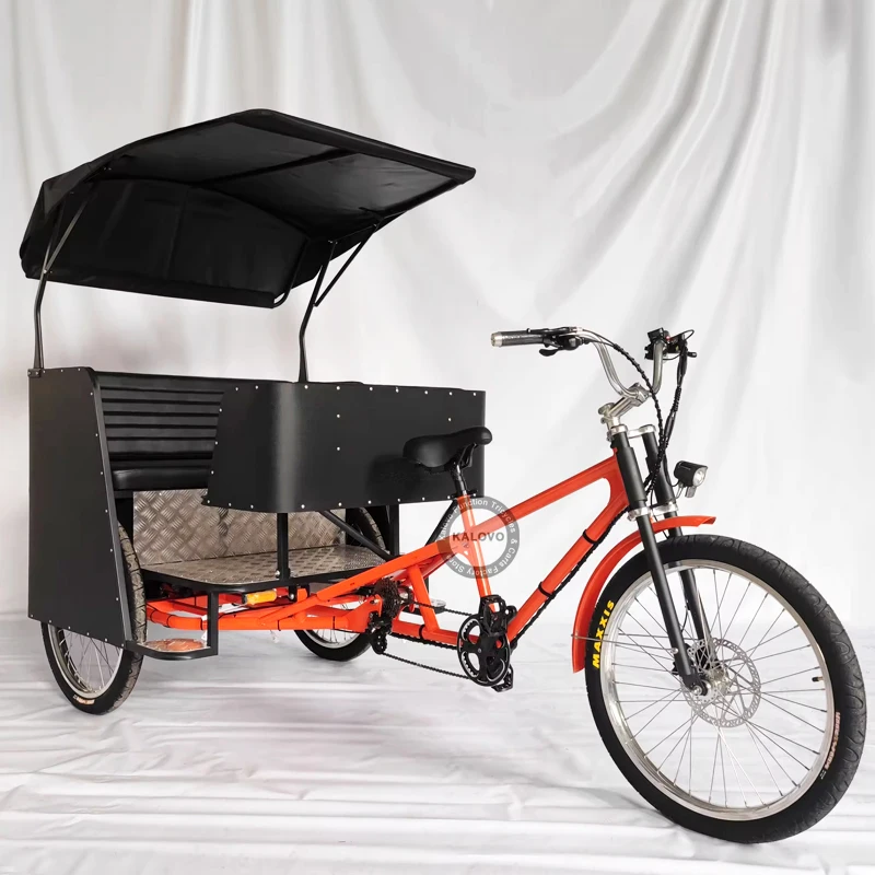 Pedicab 5 Seats Bike Taxi High Quality Europe Tuk Tuk For 5 Passengers Strong Power Adult Rickshaw Tricycles