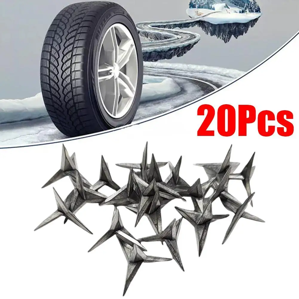 

20pcs Car Tire Puncture Nail Carbon Steel Mini Anti-theft Car Vehicle Rust Corrosion Theft And Safety Tire Nail