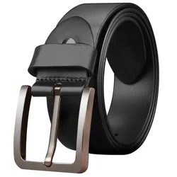 Men's Belt Business Luxury Designer Brand PU Leather Belts Jeans Pin Adjustable Alloy Buckle Waist Straps Belts 105 120 125cm