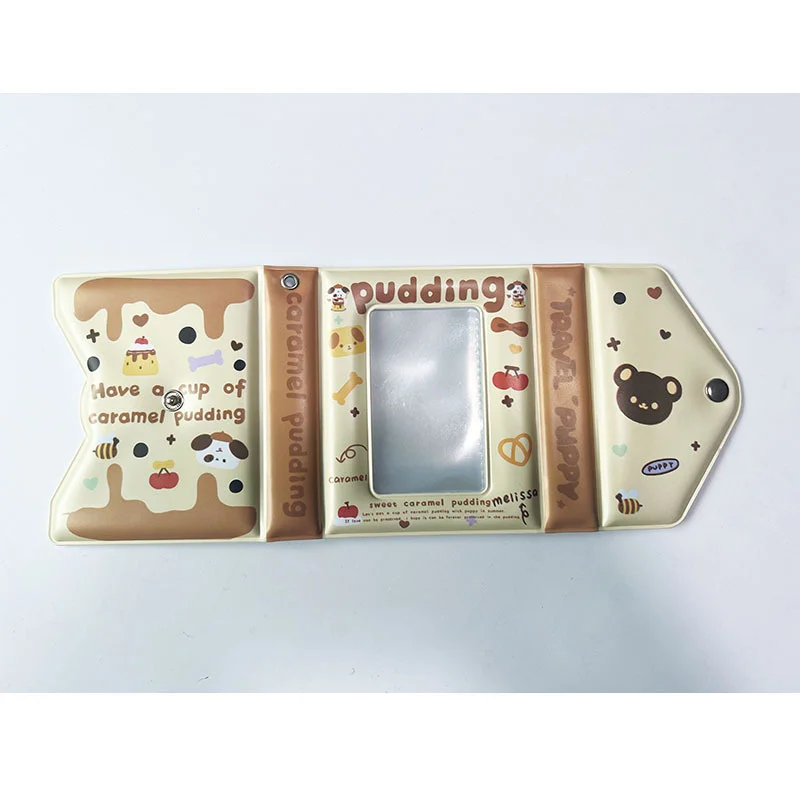 Cute Pudding Puppy 3 Inch Photo Card Album Collectible Card Album Photo Kpop Idol Postcard Photo Card Binder  Photocard Holder