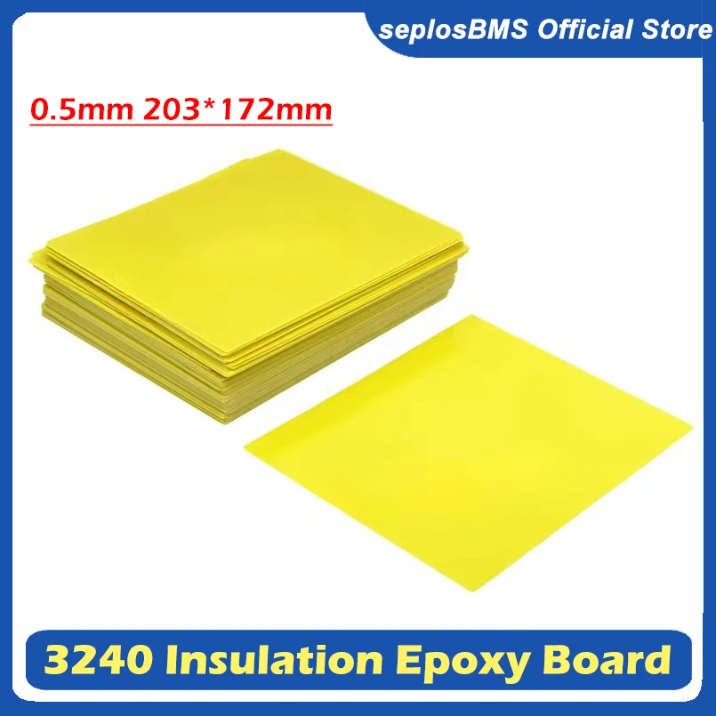 3240 Insulation Epoxy Board 203MM*172MM For 3.2V 280Ah 320Ah 310Ah 200Ah 90Ah Lifepo4 Battery Pack Diy Use