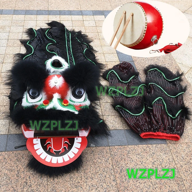 Blink Classic 12 inch Lion Dance Costume Drum pants  Child Props Stage  Outdoor Party Carnival Festival Parade