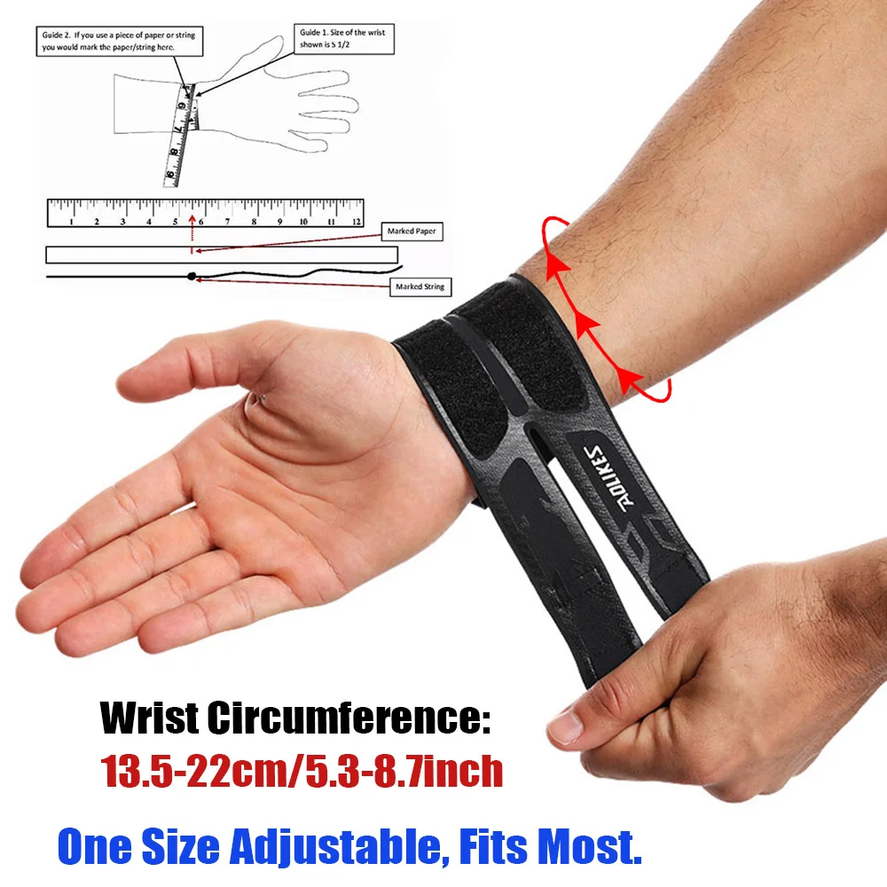 Tcare Wrist Brace Thin Gym Wrist Wraps Wristband Bandage Basketball Badminton Tennis Equipment Hand Wrist Support Carpal Tunnel