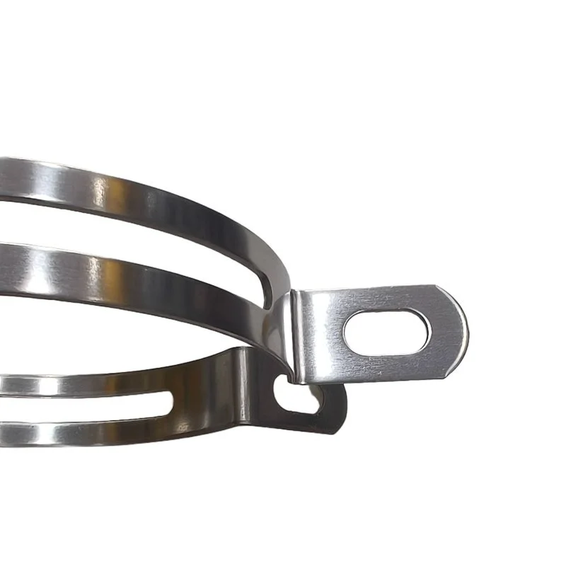 Motorcycle Exhaust Muffler Clamp Exhaust Pip Supporting Bracket Fixed Ring Hanger Band Fixture 60/88mm Support Bracket image 5