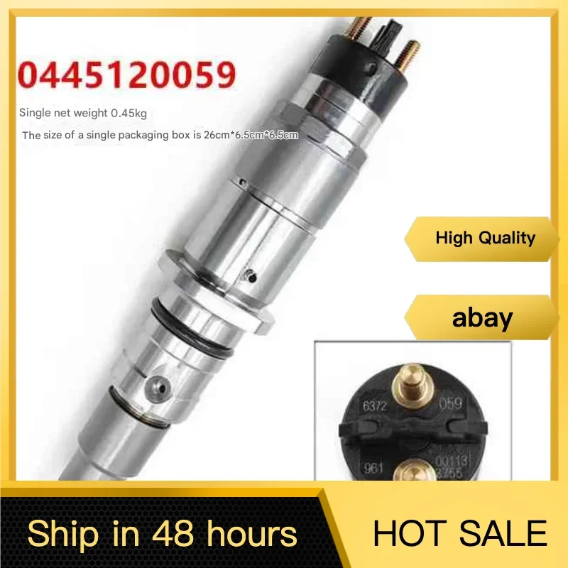 

Fuel Injector 0445120059 Suitable for Komatsu Pc200-8 Hyundai Hl770-7A Cummins Nj