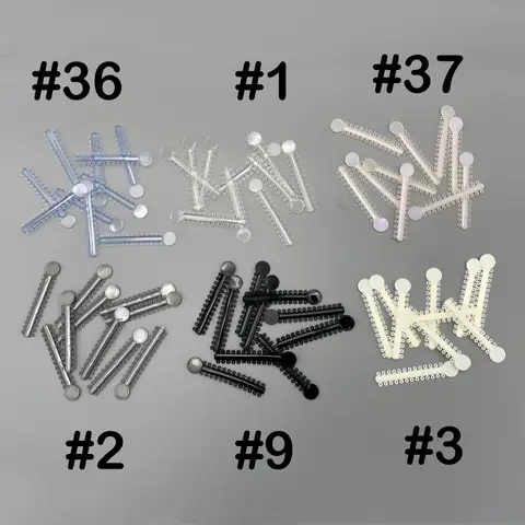 40Sticks/1040Pcs Dental Orthodontic Elastic Ligature Ties Bands for Teeth Brackets Braces Dentistry Treatment Material Colorful
