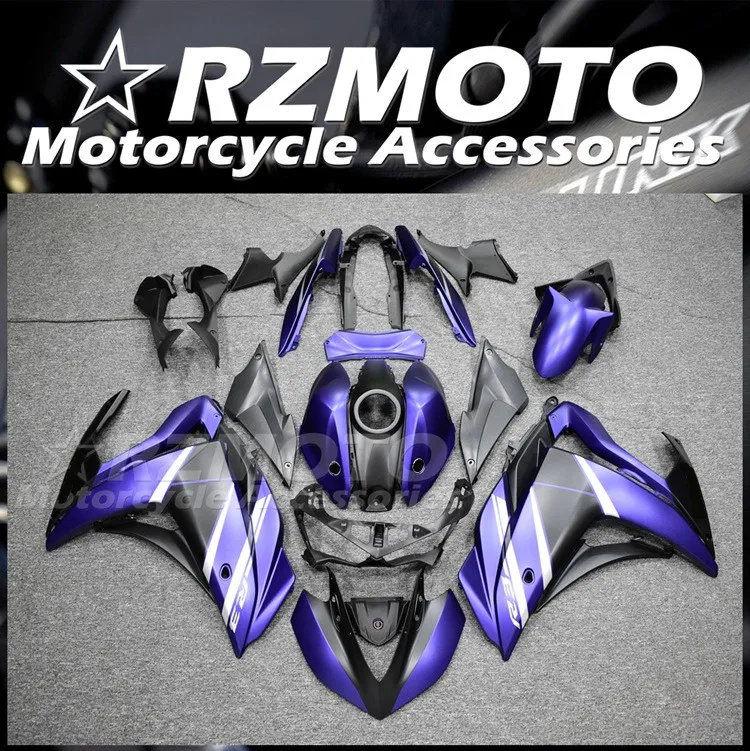 4Gifts New ABS Motorcycle Fairings Kit Fit For YAMAHA R25 R3 2015 2016 2017 2018 15 16 17 18 Bodywork Set Custom Purple Matte